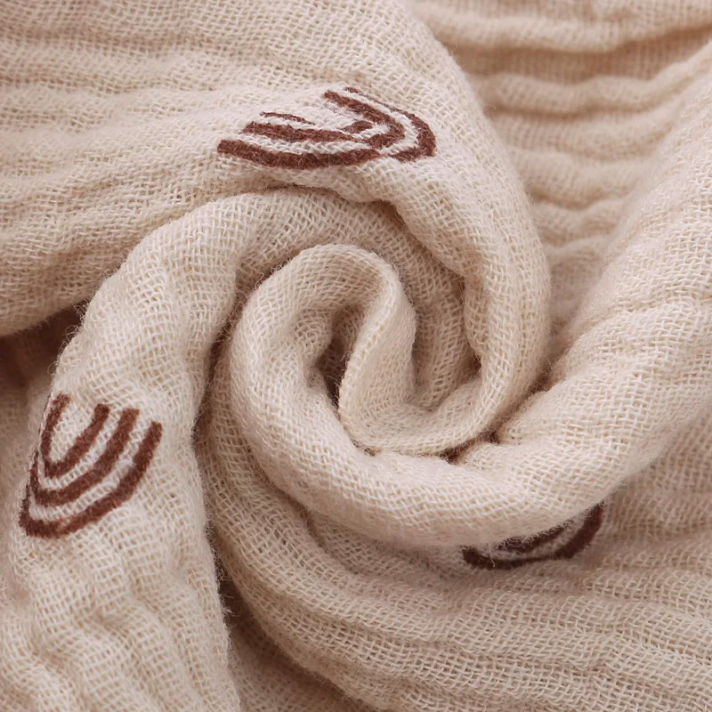 Baby Cotton Bib Crepe Ruffled Bib Saliva Towel Bandana Burp Cloth Girls Babies Accessories Newborn Slabber Absorbent Cloth Bib