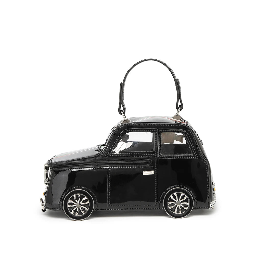 2025 New Cute Cartoon Car Shaped Handbag Ladies Creative 3D Personality Bag Fashionable Ladies Tote Bag