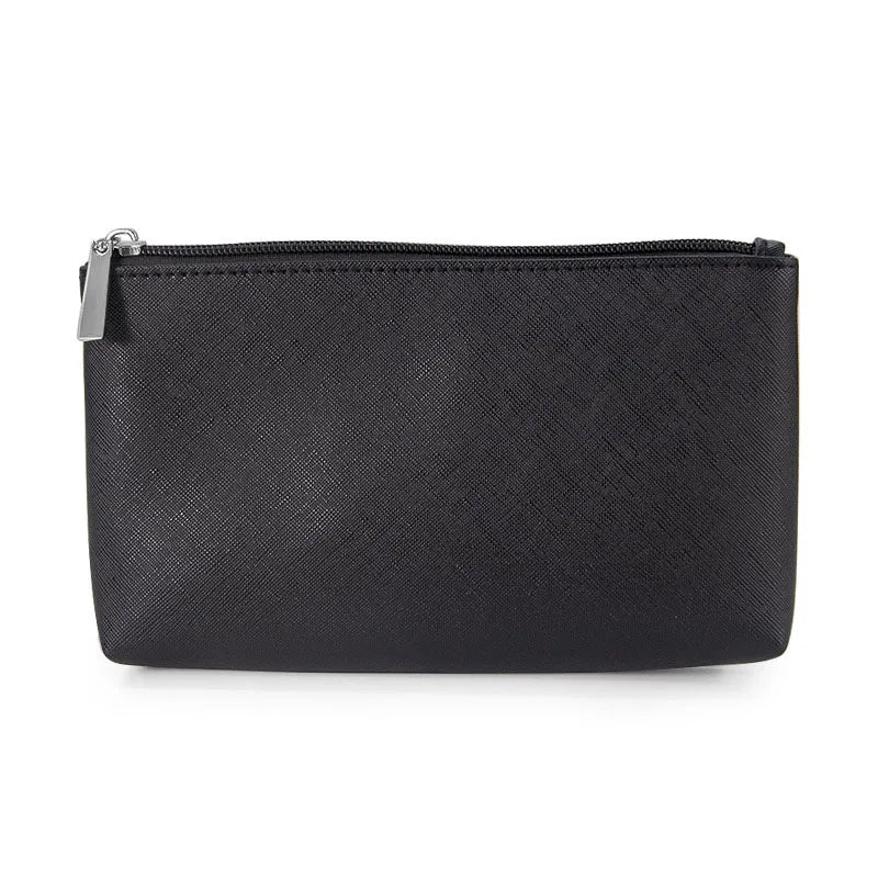 Customized Name PU Cosmetic Bag Large Capacity Three-Piece Set Women's Storage Bag Portable Lipstick Waterproof Wash Bag