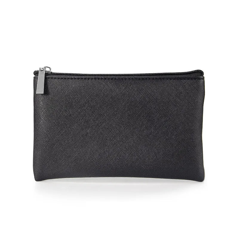 Customized Name PU Cosmetic Bag Large Capacity Three-Piece Set Women's Storage Bag Portable Lipstick Waterproof Wash Bag