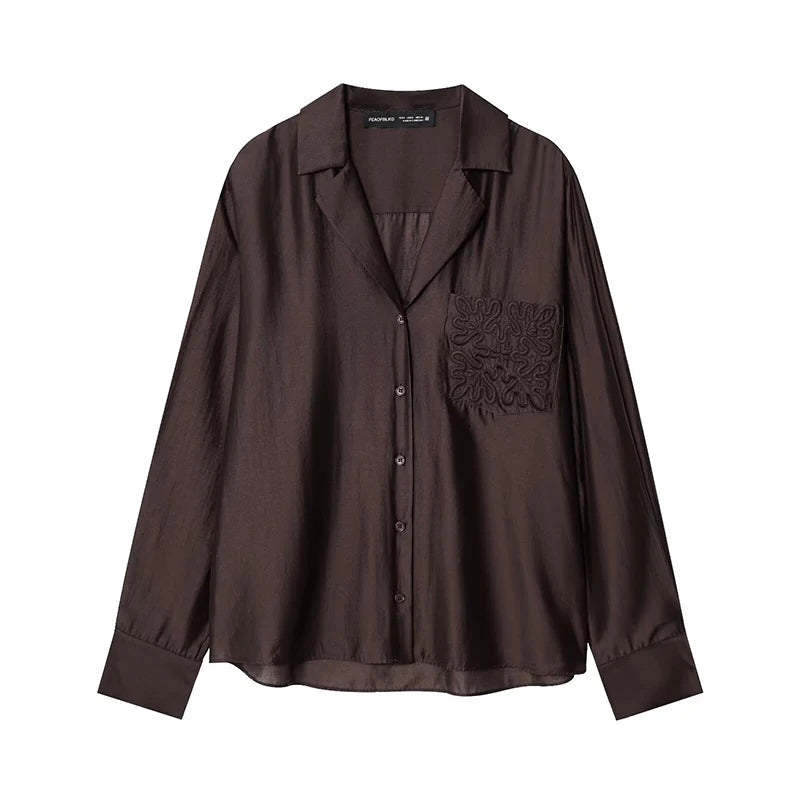 2025 New Women's Autumn Shirts Fashion Loose Elegant Office Shirts Chic Street Comfort Youth Travel Holiday Shirt Tops