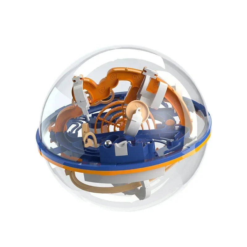 3D Puzzle Ball Maze Toy Children Challenge Obstacle Game Labyrinth Ball 3D Maze Montessori Puzzle Balance Traine Clearance Game