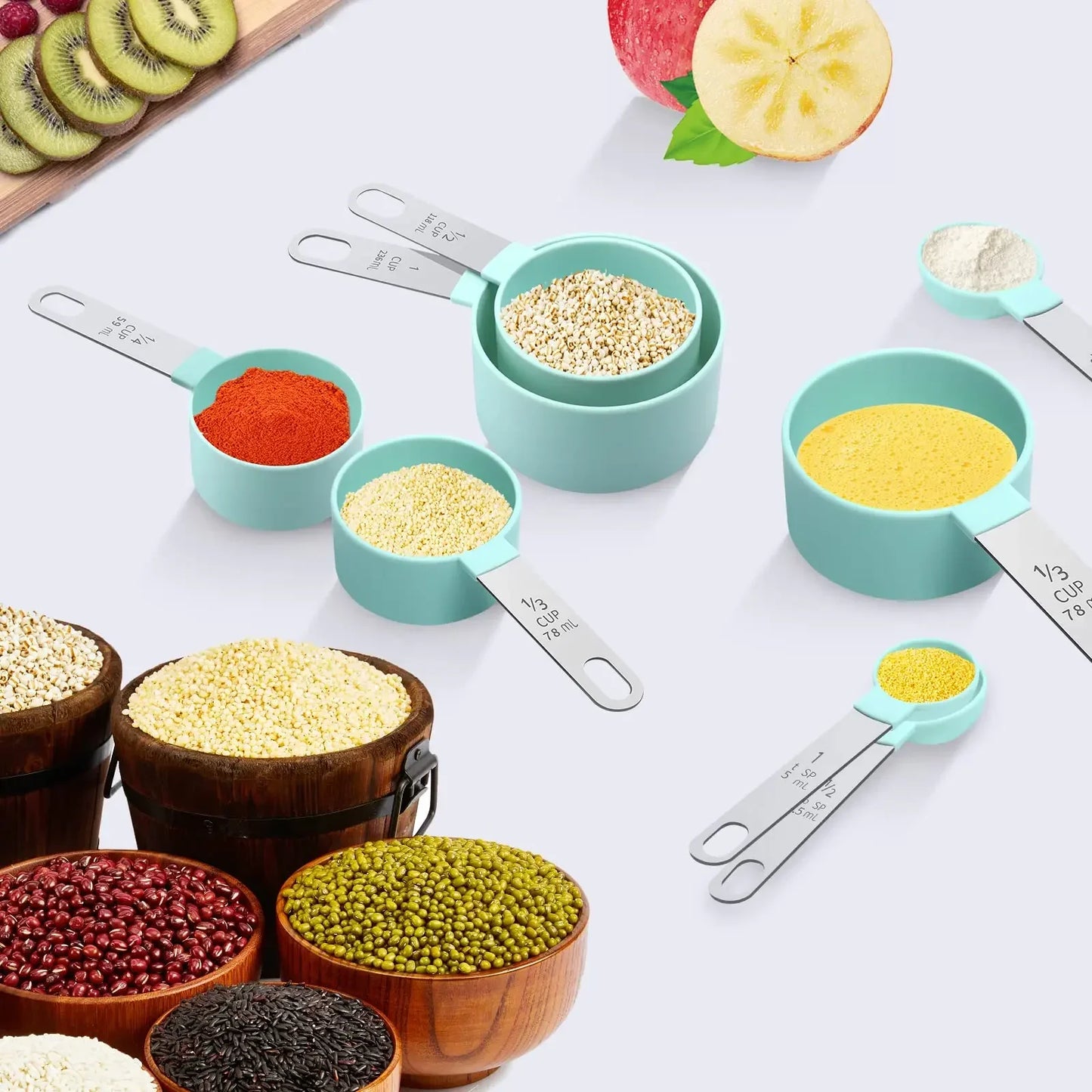 Measuring Spoon/Cup Teaspoon Multipurpose Spoon Cake Baking Flour Food Measuring Cup Home Kitchen Cooking Tools