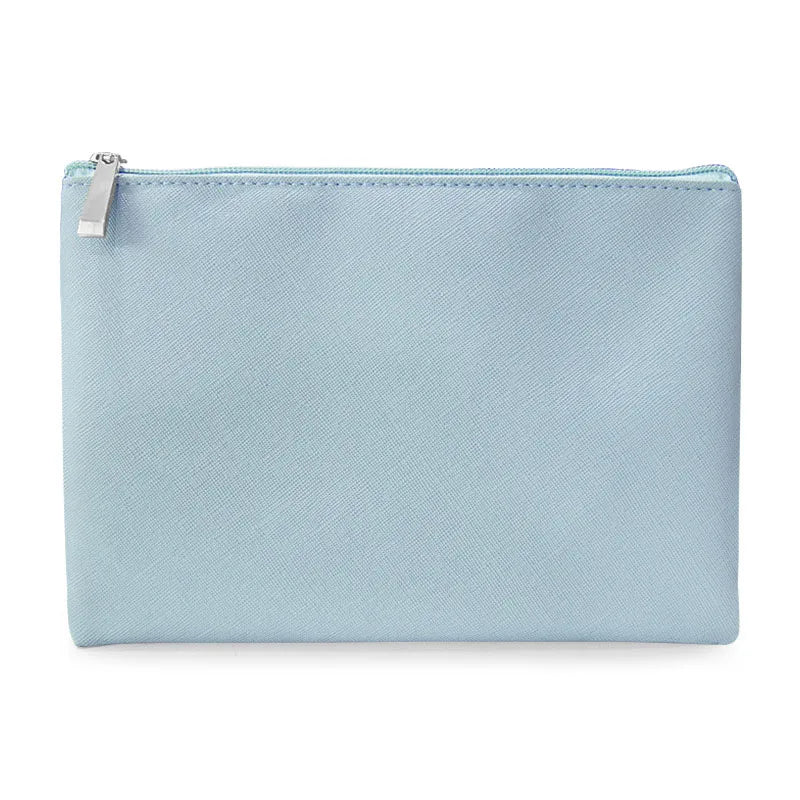 Customized Name PU Cosmetic Bag Large Capacity Three-Piece Set Women's Storage Bag Portable Lipstick Waterproof Wash Bag