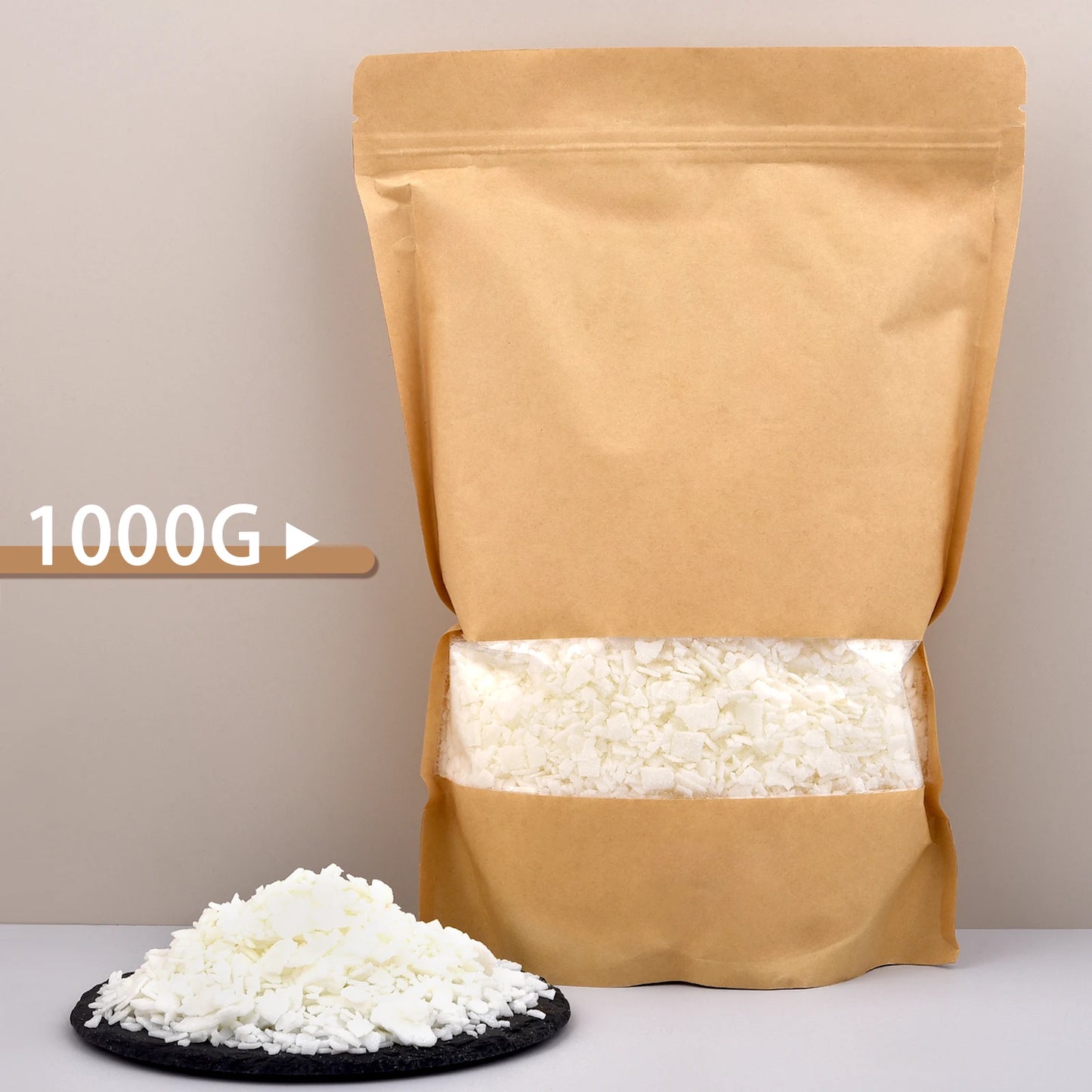 50/100/250/500/1000g Natural Soy Wax Flake For DIY Handmade Candles Crafts Additive-Free Scented Candle Raw Material Making Kit