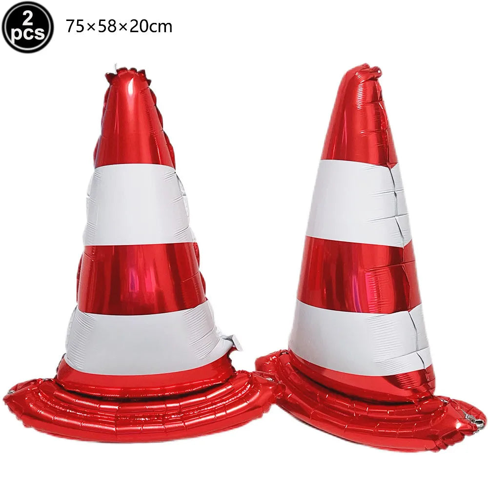 construction truck party tablecloth table runner Engineering excavator theme table cover boy construction birthday party decor