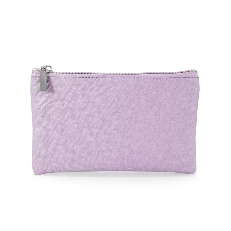 Customized Name PU Cosmetic Bag Large Capacity Three-Piece Set Women's Storage Bag Portable Lipstick Waterproof Wash Bag