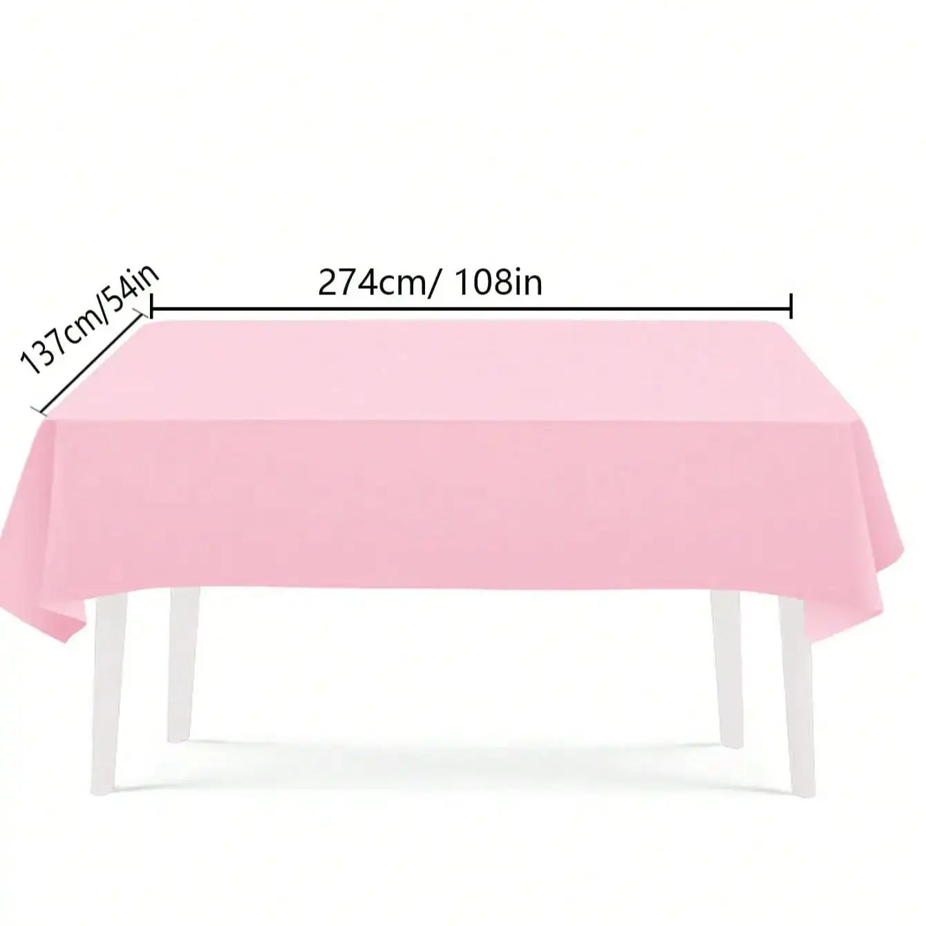 Pink Party Supplies Set Include Paper Plastic Spoons Forks Knives 9/7 Inch Disposable Dinner Dessert Plates