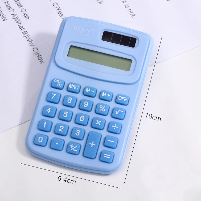 Cartoon Mini Calculator, High Appearance Level Fresh Cute and Fashionable Portable Calculator on The Palm