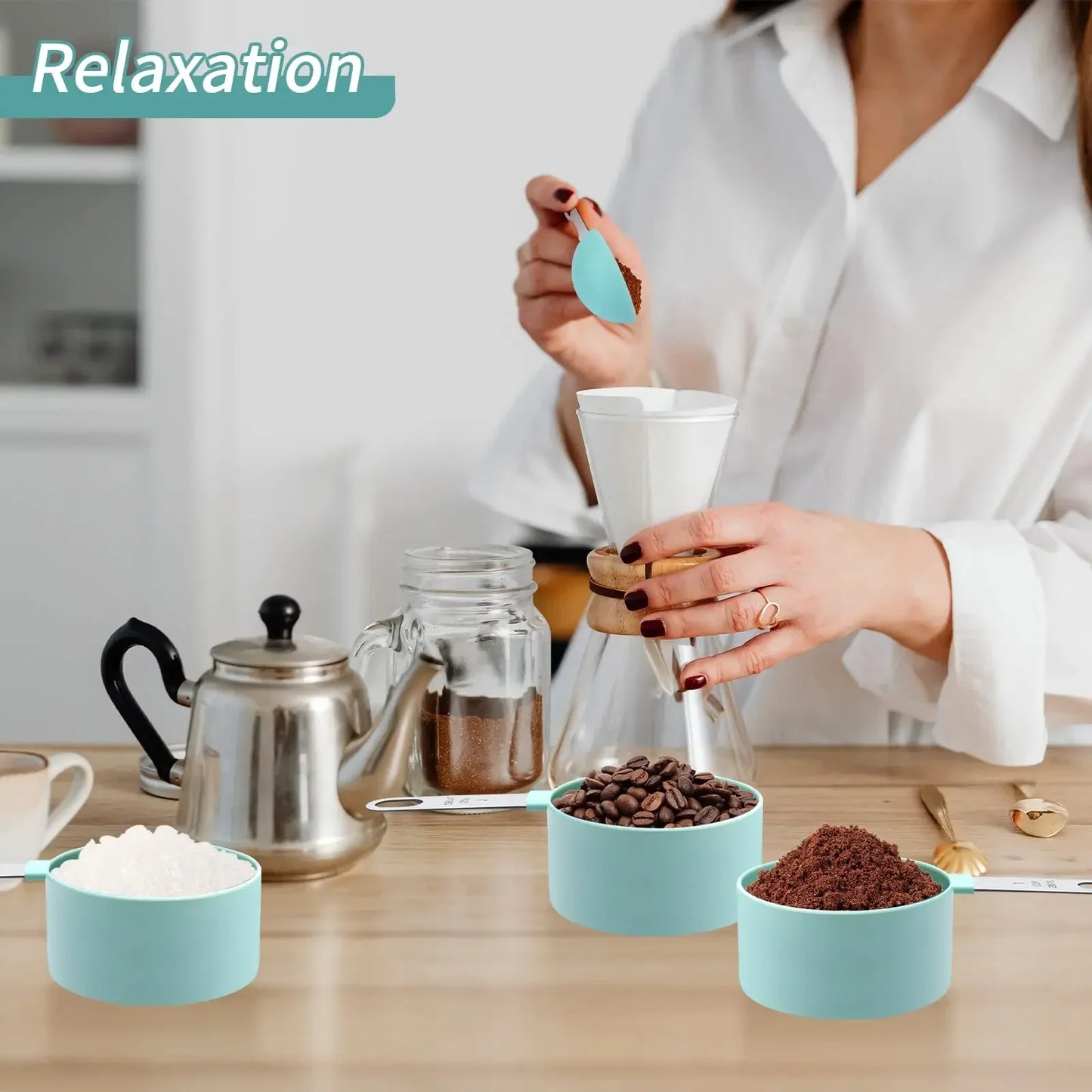Measuring Spoon/Cup Teaspoon Multipurpose Spoon Cake Baking Flour Food Measuring Cup Home Kitchen Cooking Tools