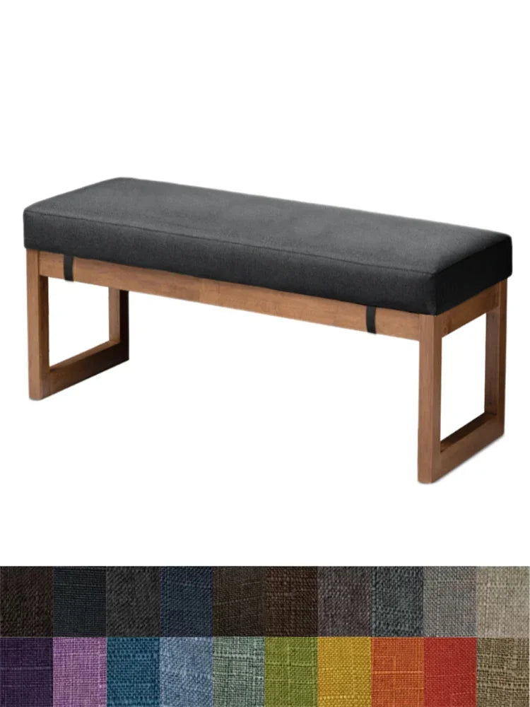 Custom Size Long Bench Cushions Thickened Cushion Pads Decorative Cushions for Sofas/Chairs/Bay Window Seats/Garden Loungers