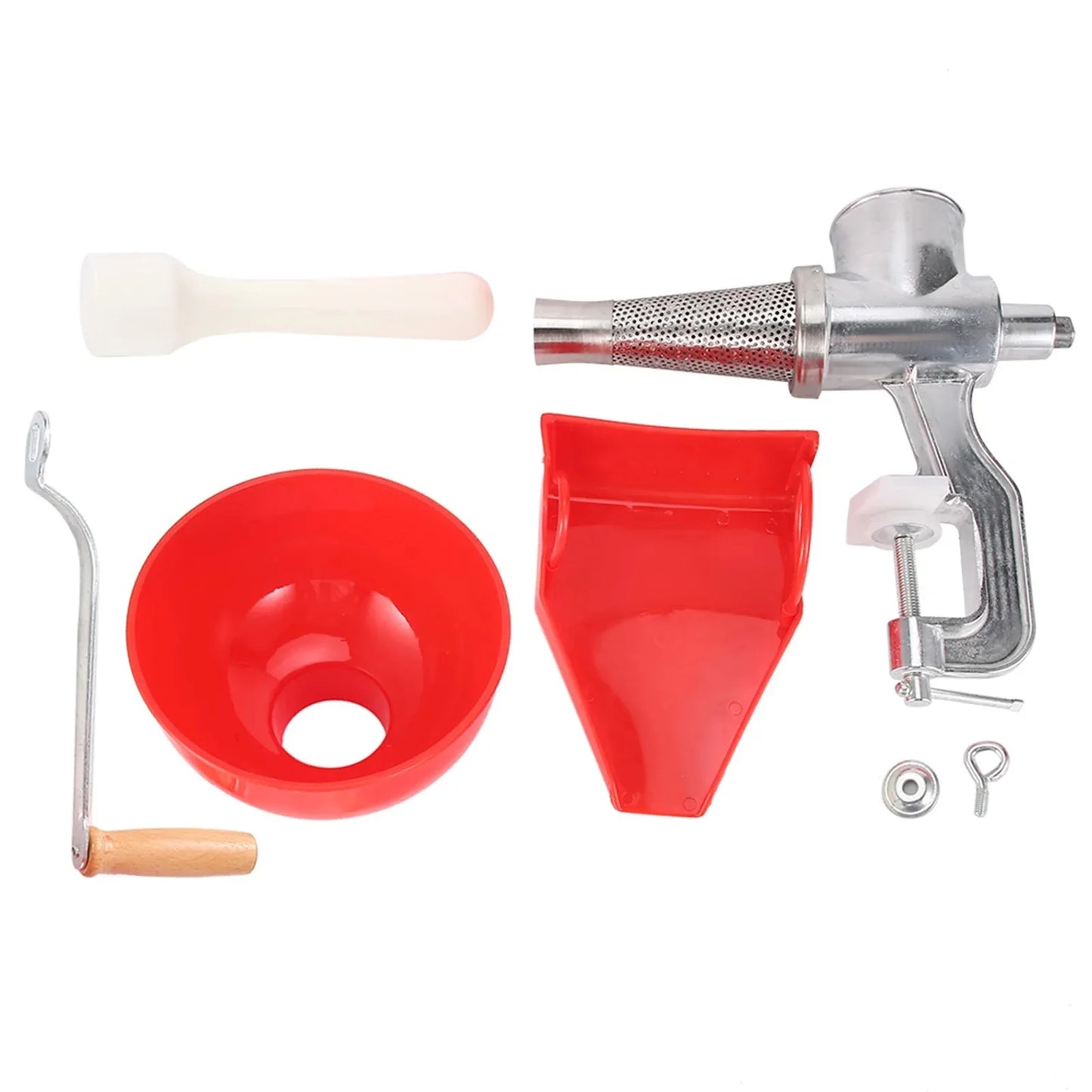 Manual Juicer FP-5 Tomato Sauce Maker Hand Crank Fruit Press for Citrus Lemon Orange Aluminum Extractor