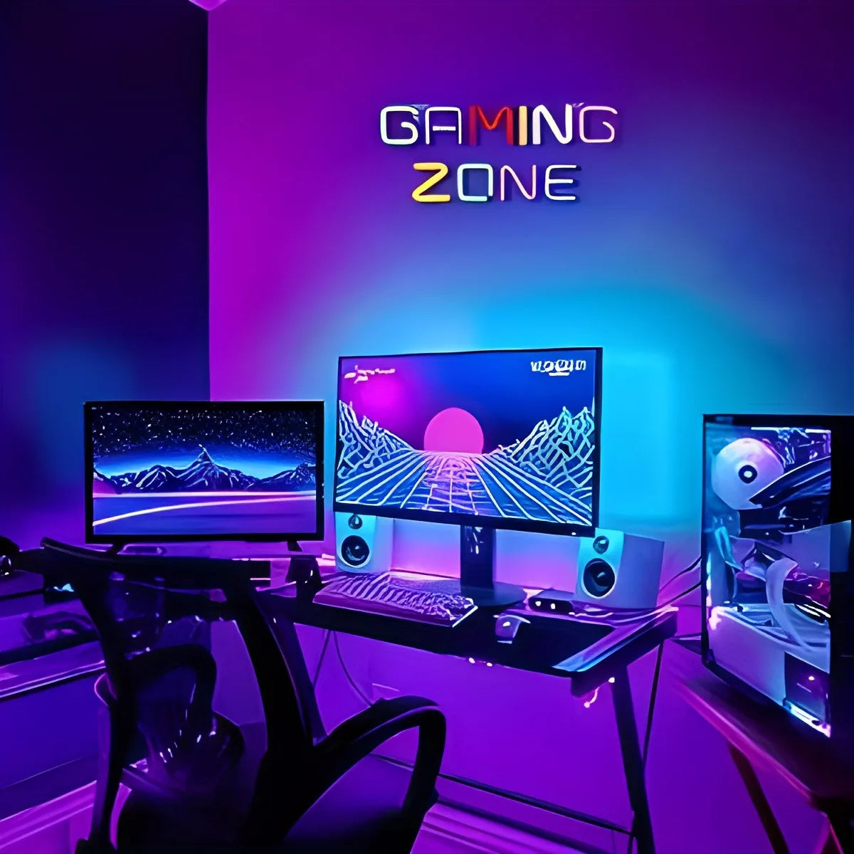 Gamepad Shaped LED Neon Sign for Gamer Room Decor, Gaming Neon Sign for Boys Room Wall Decor, USB Powered Gamer Gifts for Teens