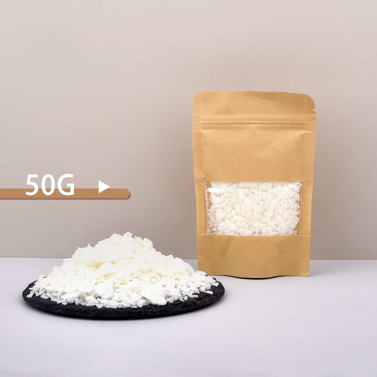 50/100/250/500/1000g Natural Soy Wax Flake For DIY Handmade Candles Crafts Additive-Free Scented Candle Raw Material Making Kit