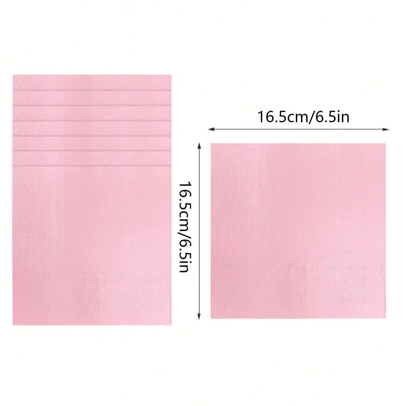 Pink Party Supplies Set Include Paper Plastic Spoons Forks Knives 9/7 Inch Disposable Dinner Dessert Plates