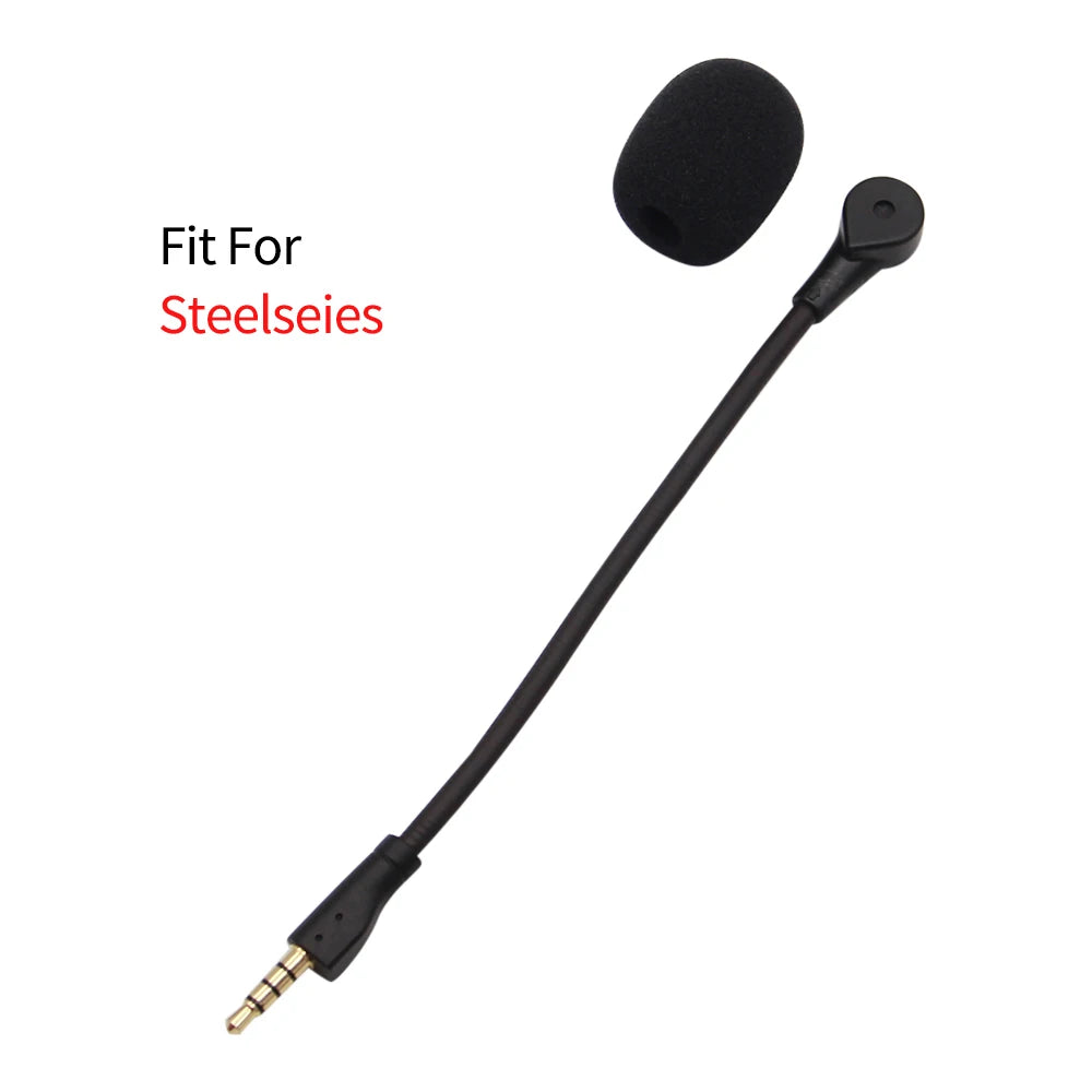 Replacement 3.5mm Microphone for Logitech G Pro X Headphones E-Sports Game Headset Mic for Steelseies Headphones