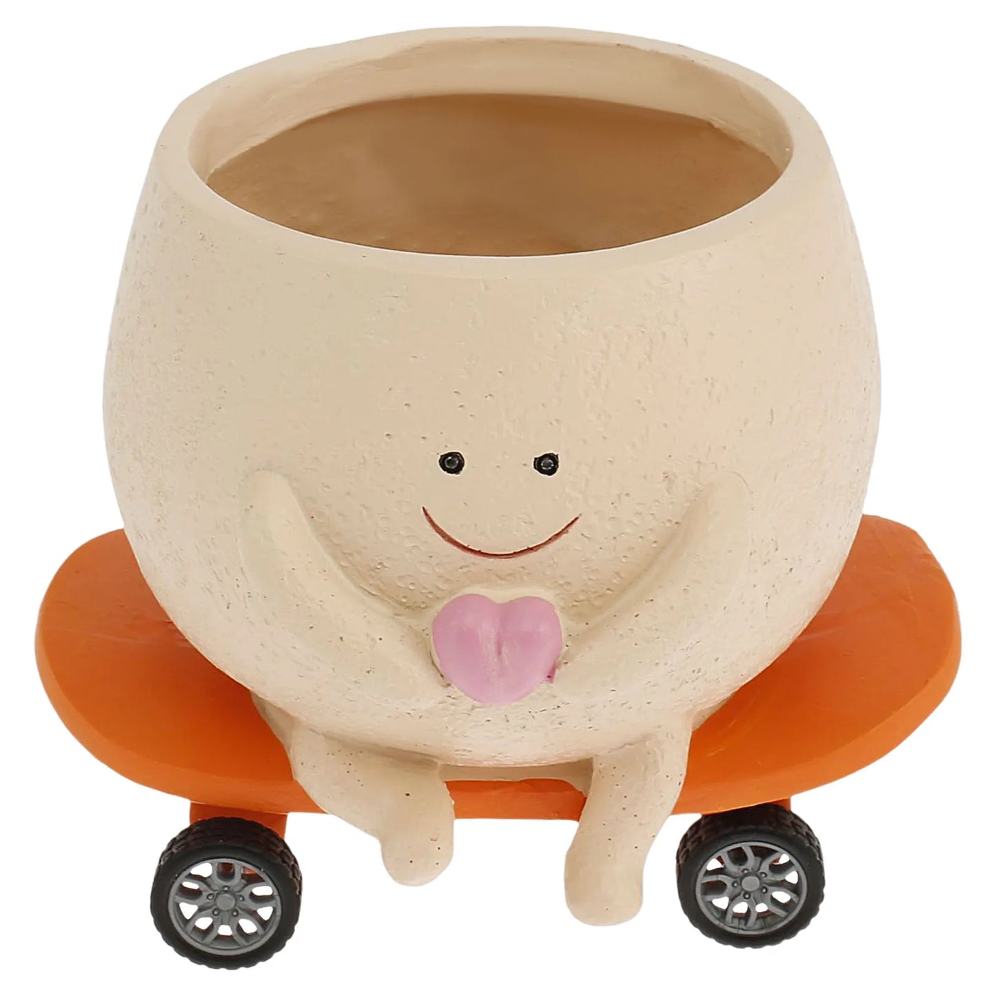 Succulent Pots Smile Face Planter Pot Resin Cute Swing Chair Hanging Creative Flower Planter for Indoor Outdoor Plants