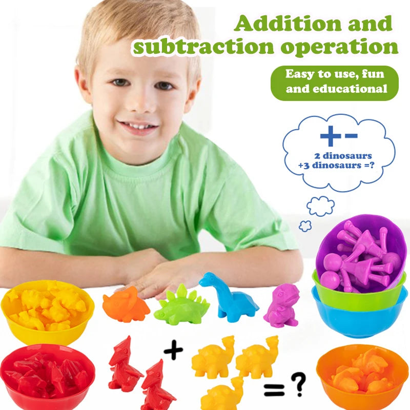 Animal series children's early education enlightenment counting toys teaching aids family cognitive classification toys