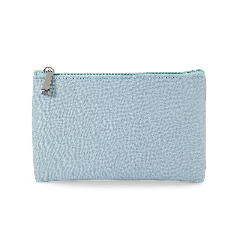 Customized Name PU Cosmetic Bag Large Capacity Three-Piece Set Women's Storage Bag Portable Lipstick Waterproof Wash Bag