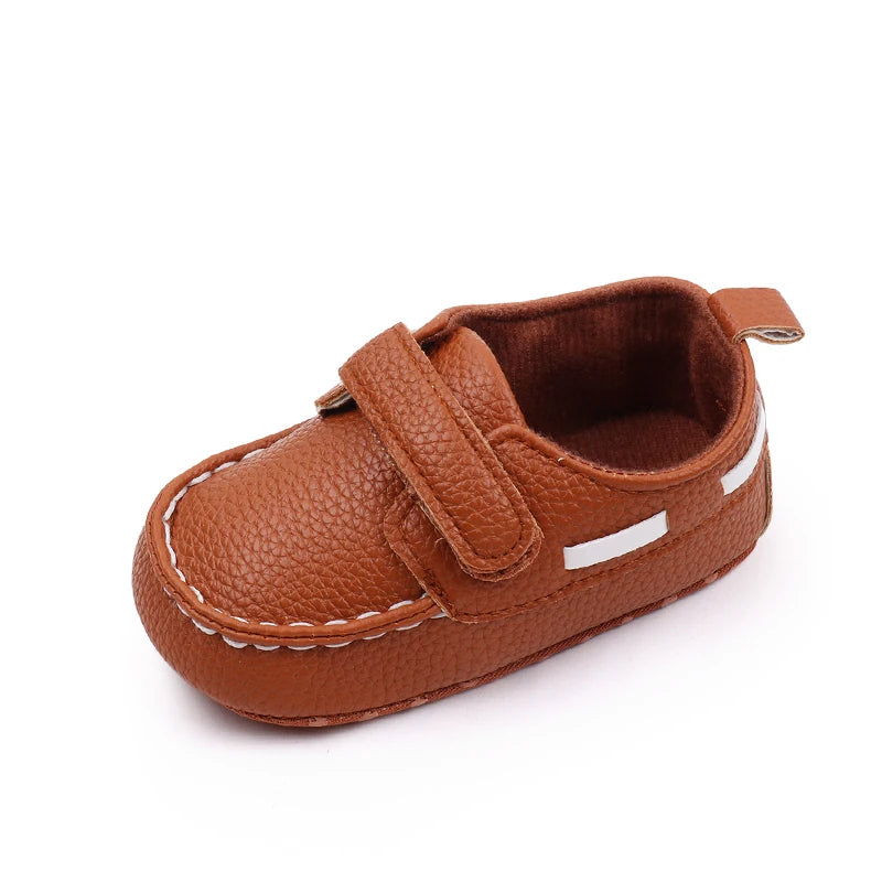 Spring and Autumn New Style Baby Shoes 0-1 Year Old Infant Shoes British Style Soft Sole Baby Learning Shoes Formal Shoes