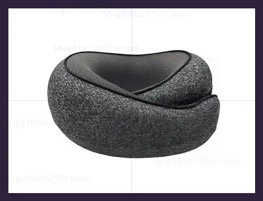 Travel Neck Pillow Memory Foam U-shaped Pillow Snail Style Travel Neck Support Portable Adjustable Soft Noon Break Sleep Pillows