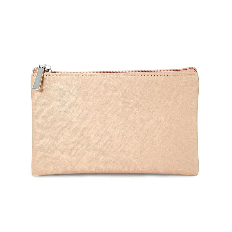 Customized Name PU Cosmetic Bag Large Capacity Three-Piece Set Women's Storage Bag Portable Lipstick Waterproof Wash Bag