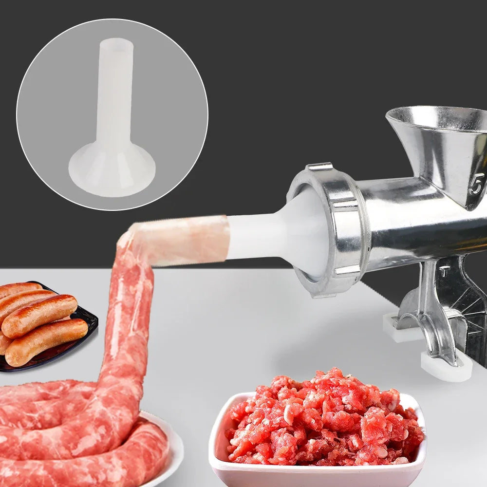 Vegetable Chopper Sausage Stuffer Kitchen Tool Food Processor Household Grinder Manual Meat Grinder Multifunction Handheld
