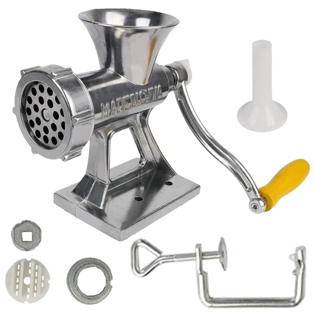 Vegetable Chopper Sausage Stuffer Kitchen Tool Food Processor Household Grinder Manual Meat Grinder Multifunction Handheld