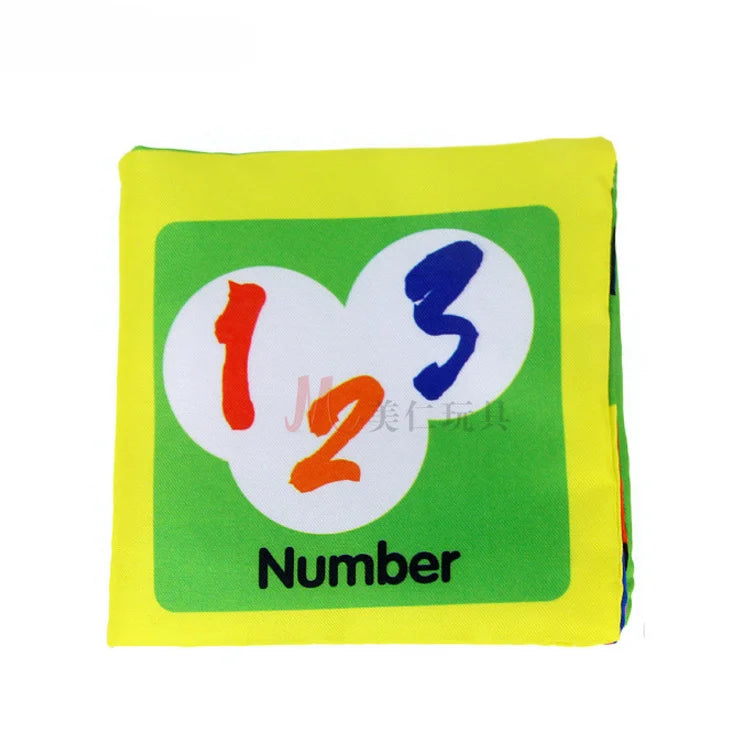 Baby Soft Cloth Book 0-36M Early Learning Toy Parent-child Interactive Montessori Puppet Educational Toy for Boy Girl Kids Gift