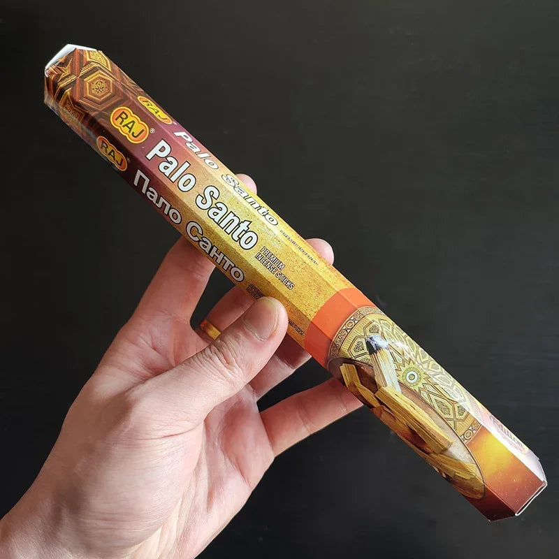 1 Box Natural Sandalwood Indian Incense Sticks 20sticks White Sage Jamine Scents for Home Fragrance Spa Meditaion Aromatherapy