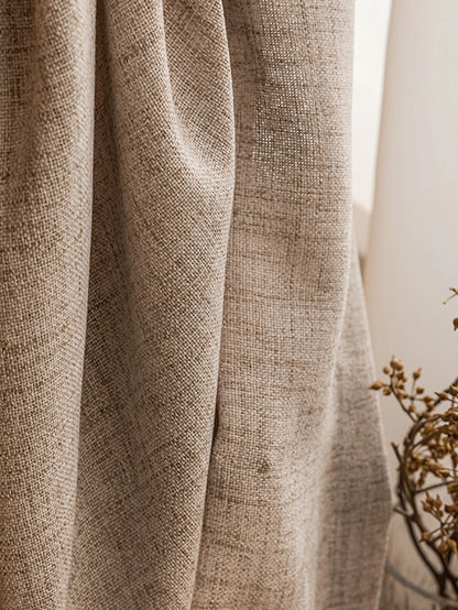 Factory Supply Natural Linen Japanese Koreanstyle Curtain  LivingRoom Bedroom Transparent Finished Gauze Sheer Drape Home Window