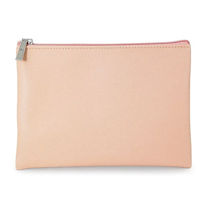 Customized Name PU Cosmetic Bag Large Capacity Three-Piece Set Women's Storage Bag Portable Lipstick Waterproof Wash Bag