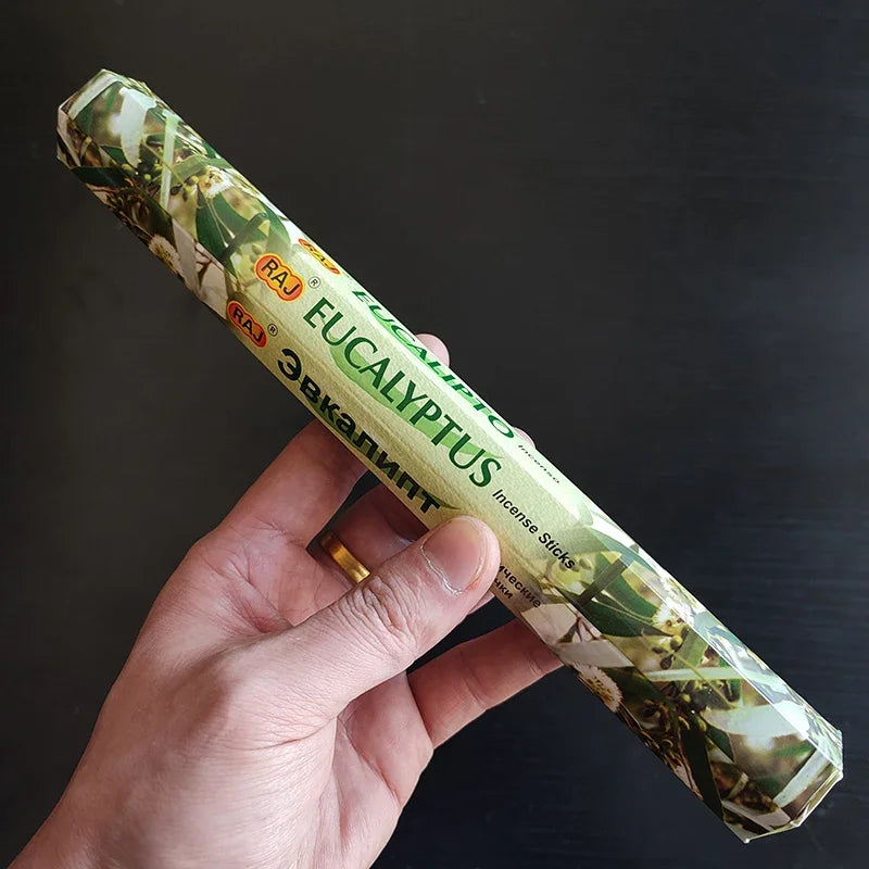 1 Box Natural Sandalwood Indian Incense Sticks 20sticks White Sage Jamine Scents for Home Fragrance Spa Meditaion Aromatherapy
