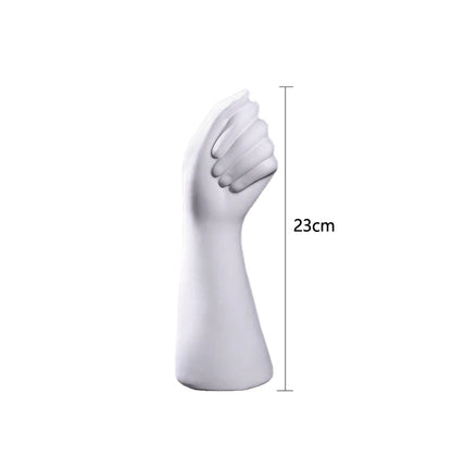 Nordic Style Ceramics Vase Modern Creative Hand Vase Flowers Arrangement Home Decor Office Desktop Living Room Ornament Gifts