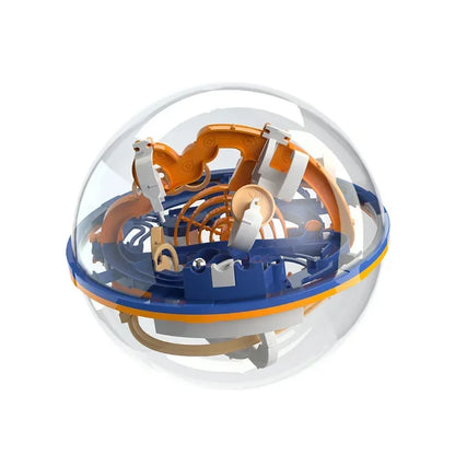 3D Puzzle Ball Maze Toy Children Challenge Obstacle Game Labyrinth Ball 3D Maze Montessori Puzzle Balance Traine Clearance Game