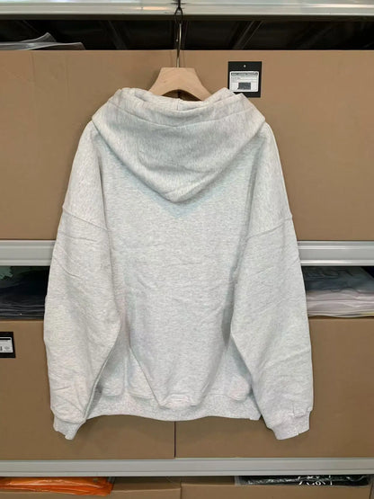 Loose Fitted Hoodie Women's Street Sle Casual Spicy Girl Top Cotton 00% Long Sve Letter Pattern Autumn Faion