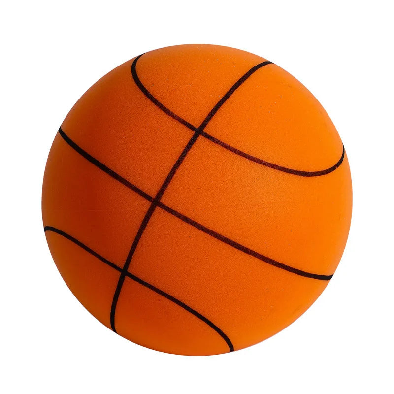 18/21cm Mute Ball Baby Basketball High Density Soft Elastic Ball Children Indoor Sports Noise Reduction Ball Development Games