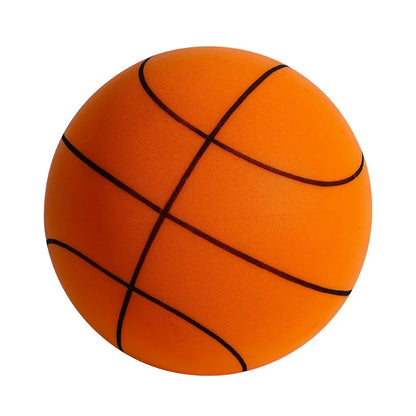 18/21cm Mute Ball Baby Basketball High Density Soft Elastic Ball Children Indoor Sports Noise Reduction Ball Development Games
