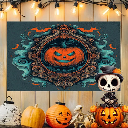 Halloween Pumpkin Art Background Cloth Hanging Cloth Bedroom Bedside Decorative Wall Cloth Rental Dormitory Tapestry