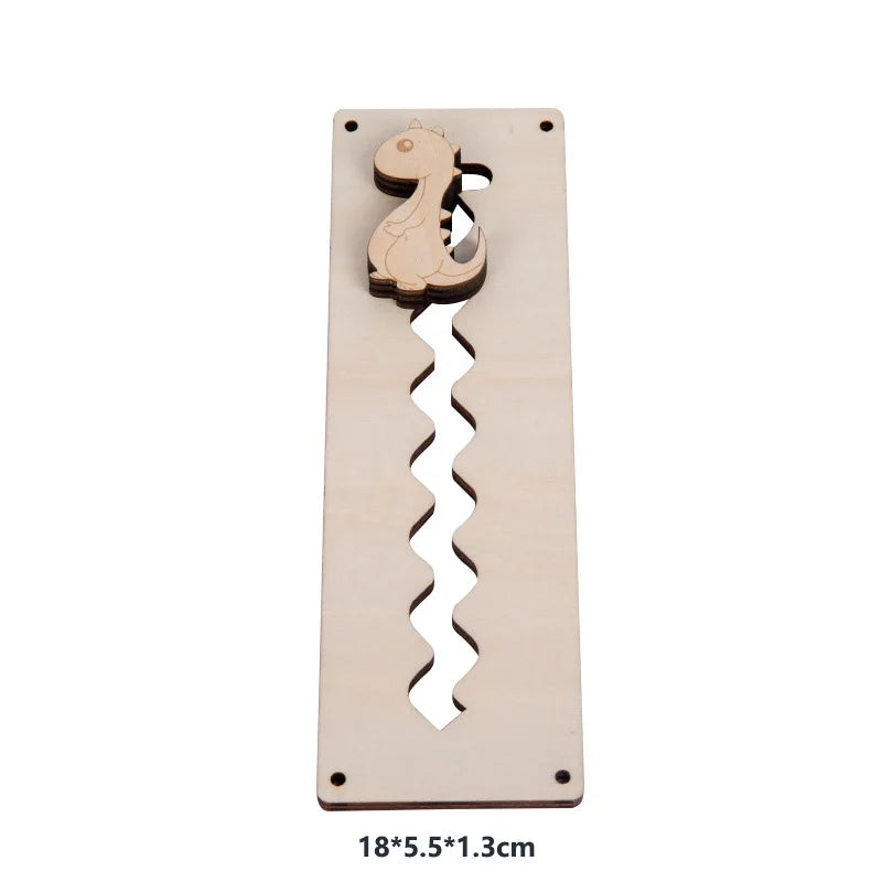 Busy Board Accessories DIY Toy Part Wooden Toys Metal Locks Leather Buckle Montessori Educational Games Intellectual Development