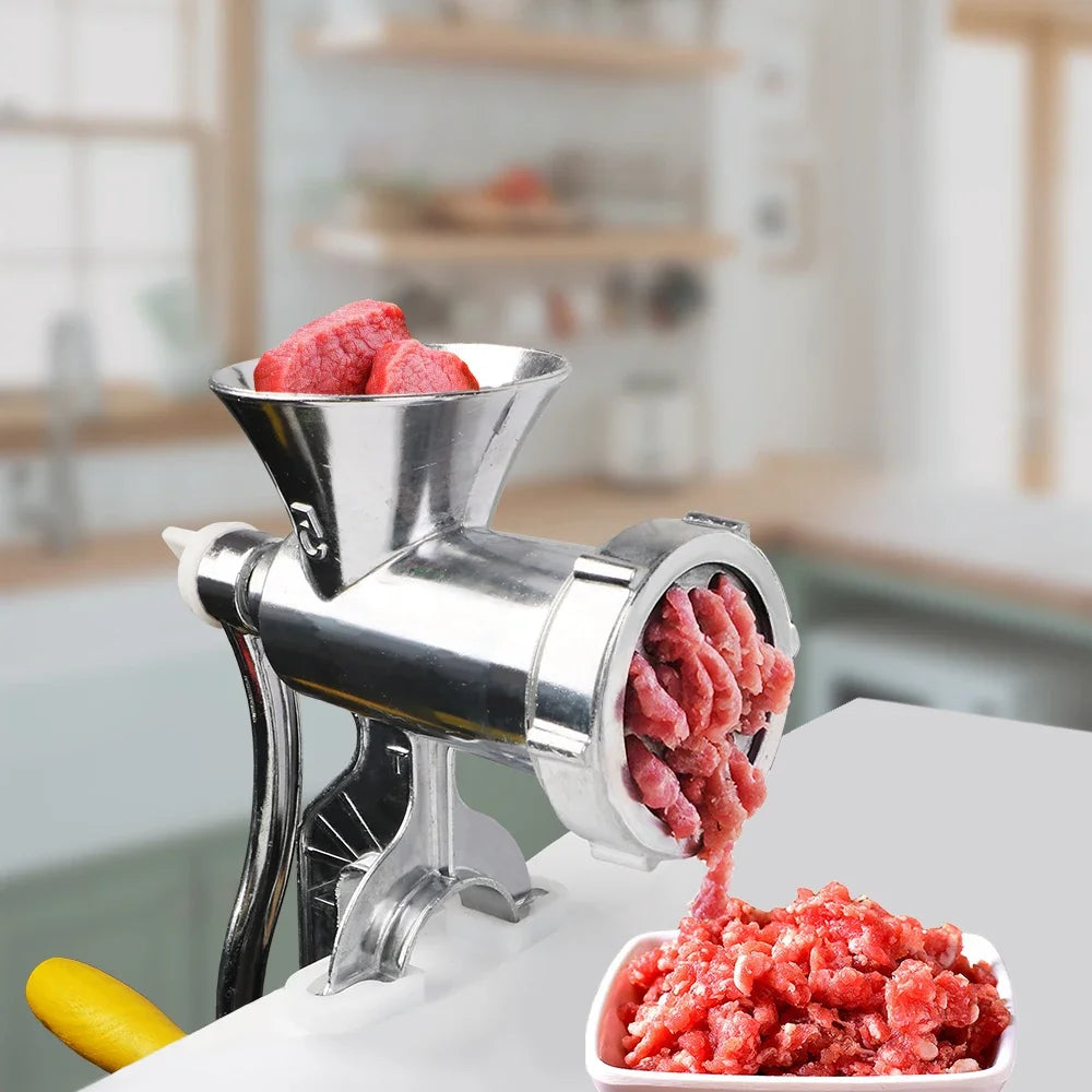 Vegetable Chopper Sausage Stuffer Kitchen Tool Food Processor Household Grinder Manual Meat Grinder Multifunction Handheld