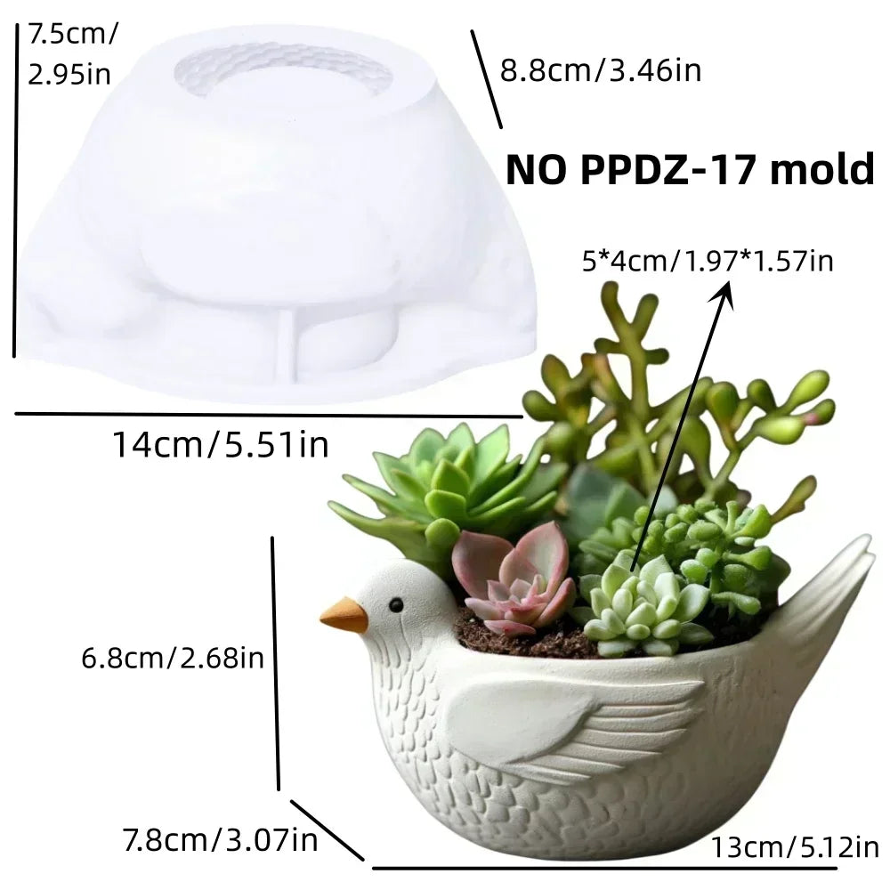 Mountain relief succulent plant flowerpot resin silicone mold mountain stream flowing water storage box candle cup gypsum molds