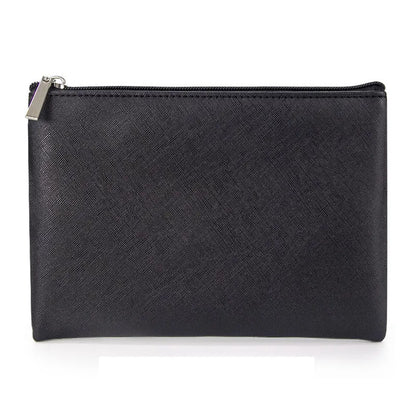 Customized Name PU Cosmetic Bag Large Capacity Three-Piece Set Women's Storage Bag Portable Lipstick Waterproof Wash Bag
