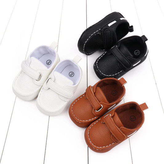 Spring and Autumn New Style Baby Shoes 0-1 Year Old Infant Shoes British Style Soft Sole Baby Learning Shoes Formal Shoes