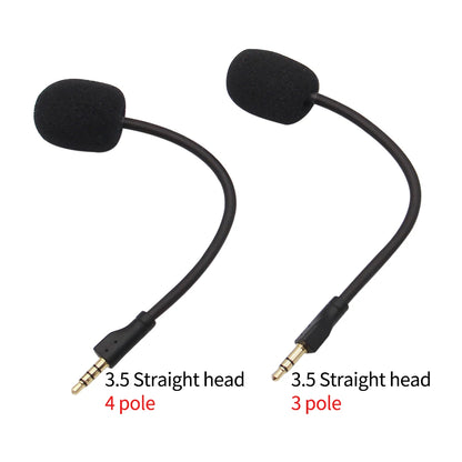 Replacement 3.5mm Microphone for Logitech G Pro X Headphones E-Sports Game Headset Mic for Steelseies Headphones