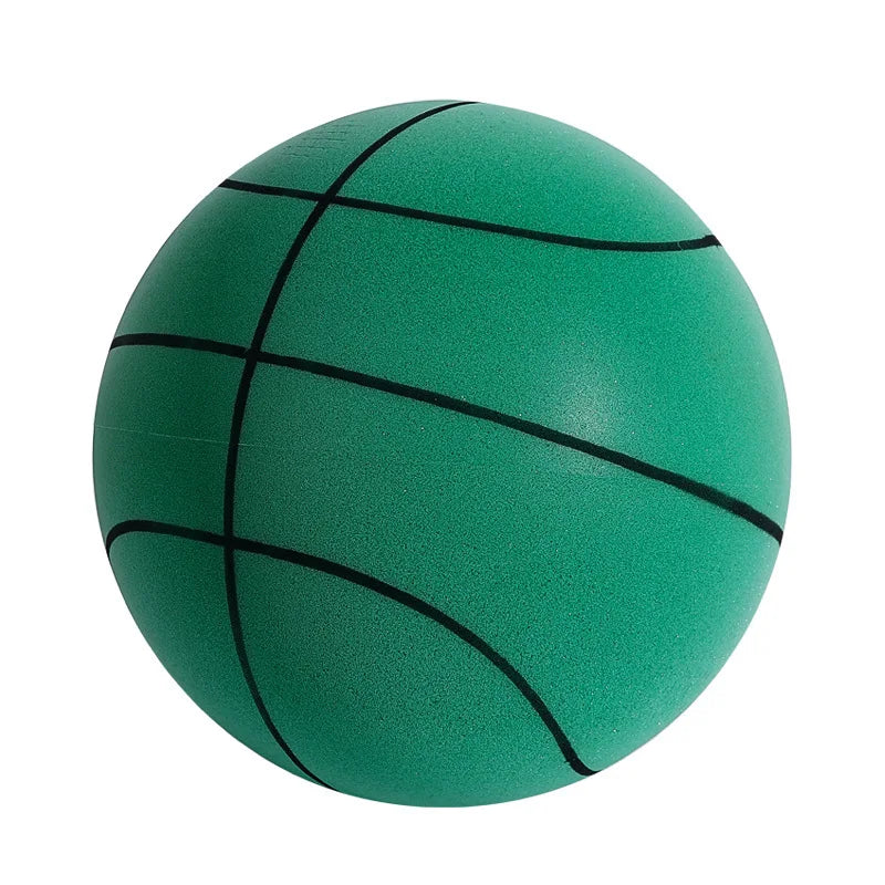 18/21cm Mute Ball Baby Basketball High Density Soft Elastic Ball Children Indoor Sports Noise Reduction Ball Development Games