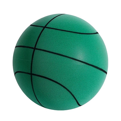18/21cm Mute Ball Baby Basketball High Density Soft Elastic Ball Children Indoor Sports Noise Reduction Ball Development Games