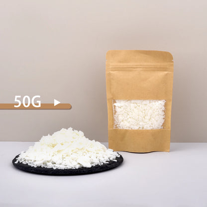 50/100/250/500/1000g Natural Soy Wax Flake For DIY Handmade Candles Crafts Additive-Free Scented Candle Raw Material Making Kit