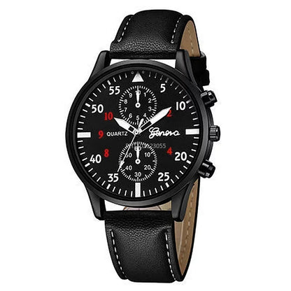 4/2/1pcs New Men Sports Watches Set Man Business Quartz Wristwatch Luxury Brown Leather Bracelet Men Casual Clock Watch（No Box）