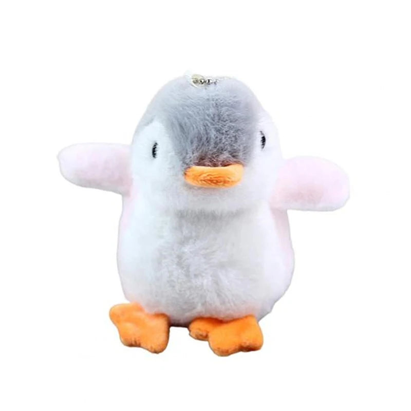 11CM Penguin Plush Pendant Soft Easy Hanging Mini 3D Eyes Cute Penguin Plush Keychain Stuffed Animals Bag Accessories for Gift